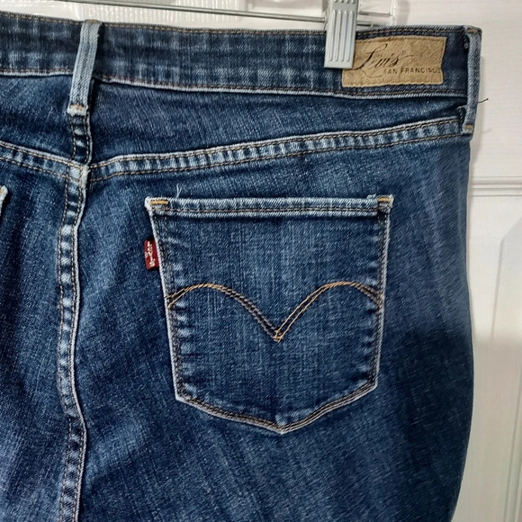 Levi's San Francisco Bold Curve Skinny Denim Jeans in Size 18W/M - Picture 8 of 12